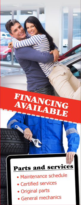Financing available on most of our used cars